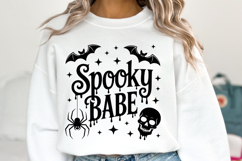 Spooky Babe Svg | Halloween Svg | Shirt Svg Product Image 1