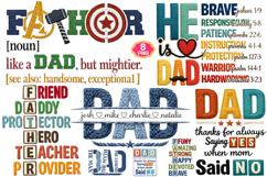 Father's Day PNG, Faux Yarn Dad PNG, Best Dad Ever PNG, Dad Product Image 14
