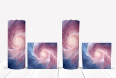 Watercolor Space Tumbler Design, Pink Tumbler Template Product Image 2