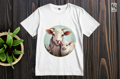 Goat Family Clipart Sublimation PNG Product Image 2