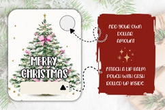 Watercolor Christmas Tree Money Card, Christmas Gift Cards Product Image 2