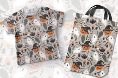 Seamless Halloween Digital Paper, Cute Pattern Design Product Image 2