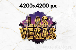 Las Vegas PNG, Vintage Nevada Desert Sign Sublimation Product Image 2