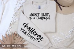 Don't Limit Your Challenges challenge your limits SVG T-Shir Product Image 2