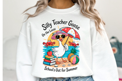 Silly Teacher Goose Svg | Svg Files for Cricut | Shirt Svg Product Image 1