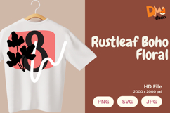 Rustleaf Boho Floral Monogram Product Image 1