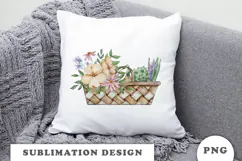 Watercolor Garden sublimation PNG Product Image 2