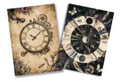 Gothic Moon Magic Junk Journal Pages Product Image 2