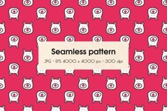 Bears pattern | pattern with bear muzzle Product Image 1