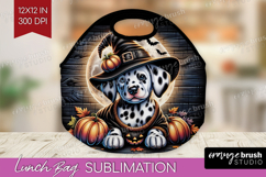 Dalmatian Dog Lunch Bag Halloween Lunch Bug PNG Sublimation Product Image 1