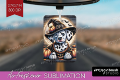 Dalmatian Dog Air Freshener PNG Halloween PNG Sublimation Product Image 1