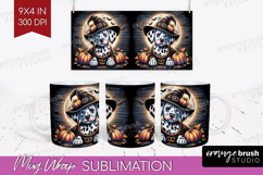 Dalmatian Dog Mug Wrap Halloween Mug PNG Sublimation Product Image 1
