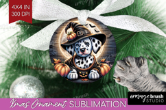 Dalmatian Dog Ornament PNG Halloween PNG Sublimation Product Image 1