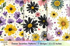 Spring Flowers Seamless Pattern | Colourful Floral Pattern Product Image 7