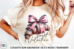 Vintage Croissant with Coquette Bow | Valentines Fashion Product Image 1