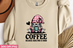 COFFEE BECAUSE ADULTING IS HARD PNG Product Image 2