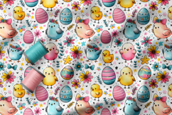 Cute Easter Patterns | Easter Doodles | Easter Chick Pattern Product Image 3