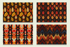 Autumn Knitted Sweater Cutting Boards sublimation Design Product Image 2