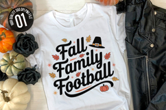 Fall Family Football - Autumn t-shirt Design Product Image 1