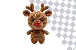 Glossy Crochet Christmas Clipart PNG | 30 Amigurumi Designs Product Image 2