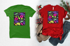 Colorful Floral Abstract Embroidery Design Pattern Product Image 2