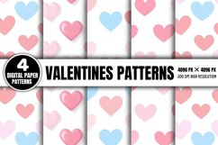 Valentines Day Digital Paper PNG Product Image 1