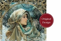 Christmas Tumbler Sublimation, Winter Girl Tumbler Design Product Image 2