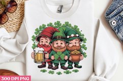 Image of Three Leprechauns Drinking Beer PNG, ST PATRICKS DA Product Image 3