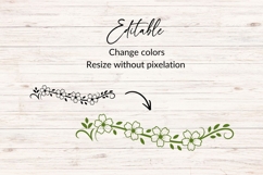 Flower Divider SVG Product Image 2