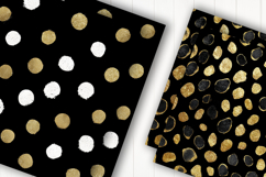 Gold Foil Dot Digital Paper Product Image 2