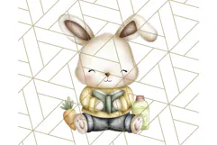 Cute Back to School Animals PNG Clipart with Books & Bags Product Image 2