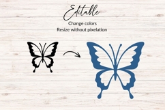 Butterfly Outline SVG, Butterfly Clipart Product Image 2