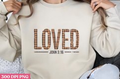 LOVED John 3_16 PNG, God Is Love Clipart PNG Product Image 1
