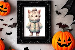 Christmas Cats Sublimation Clipart, Christmas Cats Clipart Product Image 2