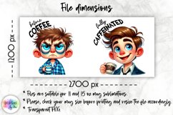 Sarcastic Coffee Mug Wrap | Both Side Funny Mug Wrap Product Image 2