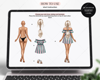 Vacation Sisters Clipart Portrait Creator Product Image 2