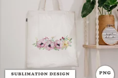 Watercolor flowers bouquet PNG Product Image 2