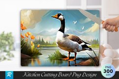 Goose Cutting Board Sublimation Design Product Image 1
