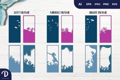 Mermaid &amp; Under The Sea Scene 3D Continuous Layered Papercut Product Image 2