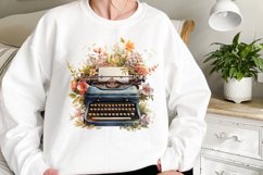 Vintage Floral Writing Clipart Product Image 2