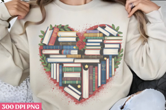 Book Lover Sublimation PNG Product Image 1