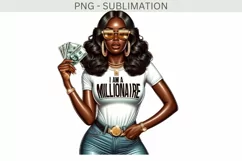 Melanin Millionaire T-Shirt Print on Demand, Feminist Shirt Product Image 1