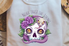 Pastel Pink Halloween Sublimation PNG Product Image 2