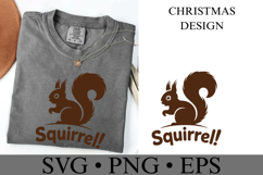 Squirrel Svg | Christmas svg | Shirt Svg Product Image 1