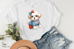 Cute maltipoo dog sublimation Product Image 2