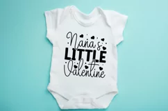 Nana's little valentine SVG, Kids Valentine Svg Product Image 2