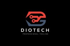 D Letter Technology Logo Product Image 3