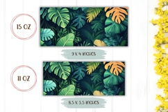 Monstera Mug Design, Summer Mug Template Product Image 2