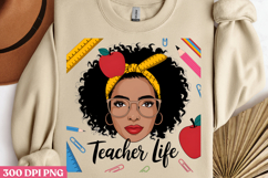 Teacher Life PNG, Black History Month sublimation Product Image 2