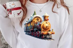 Watercolor Santa Claus Sublimation Clipart, Santa PNG Product Image 2